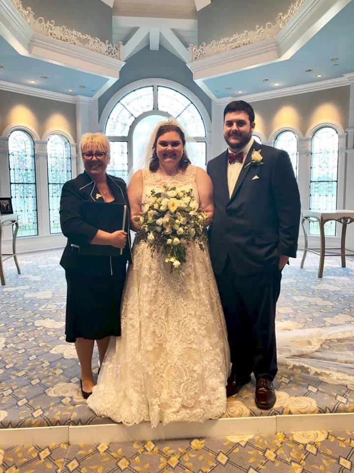 Wedding ceremony in St. Cloud, Florida officiated by Katherine Imundi