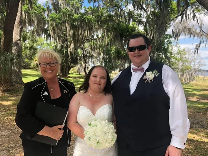 Wedding ceremony in Orlando, Florida officiated by Katherine Imundi