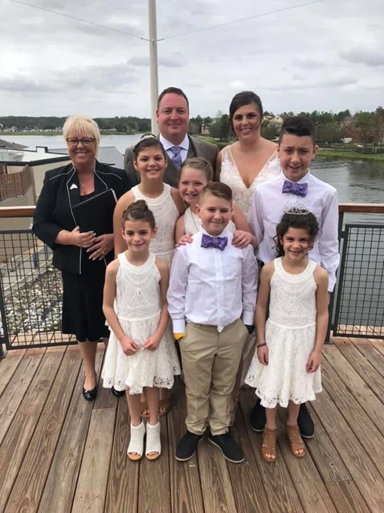 Wedding ceremony in Oviedo, Florida officiated by Katherine Imundi