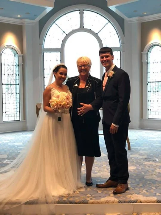 Lakefront wedding ceremony in Heathrow, Florida