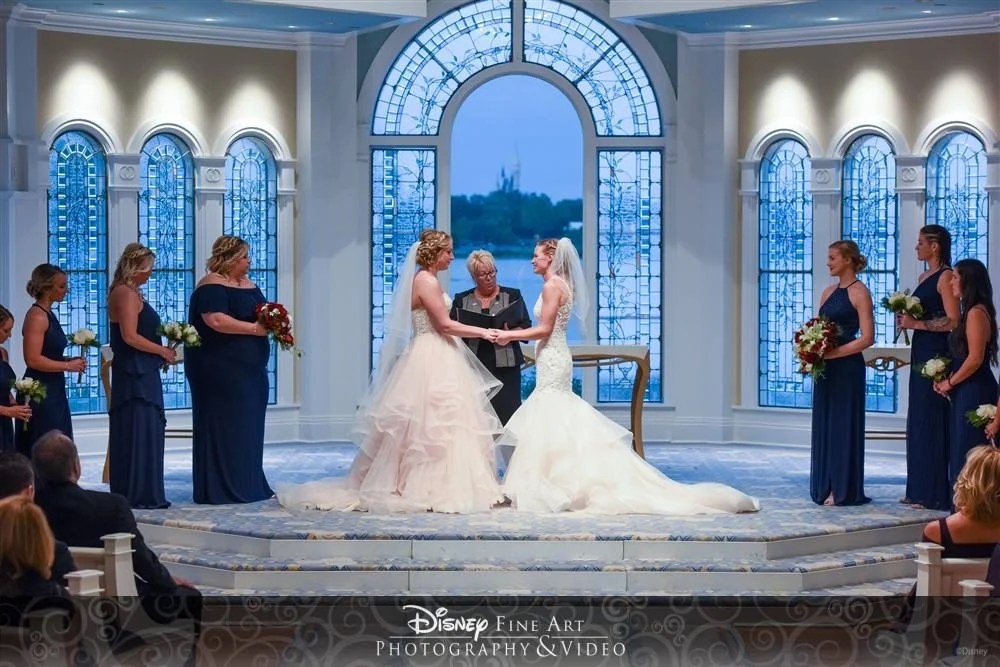 Intimate elopement ceremony
